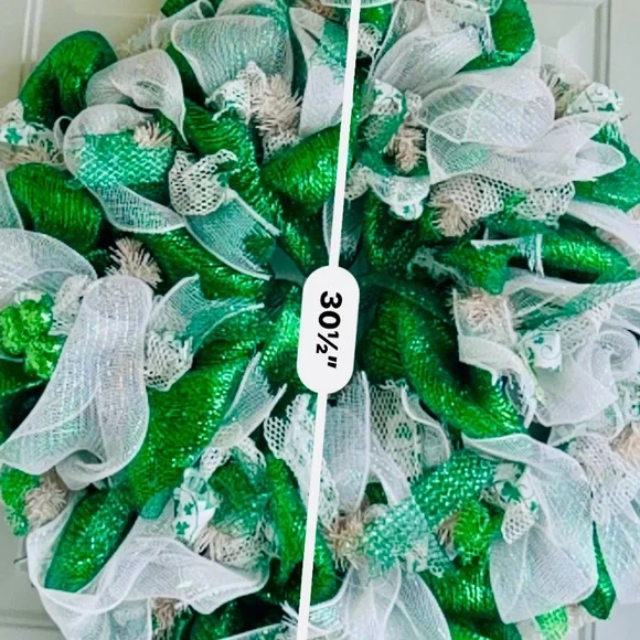 ST PADDY’s DAY is almost here! 29” WREATH quality MATERIAL SAFE FOR INT OR EXT. - Picture 3 of 11